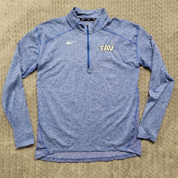 Nike Other - Nike Element Running Long Sleeve Half Zip Pullover Men's‎ Large Blue Thumbholes